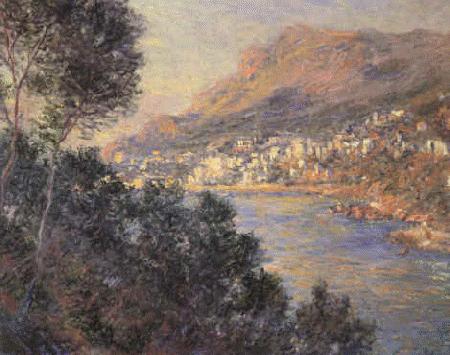 Claude Monet Monte Carlo seen from Roquebrune Germany oil painting art